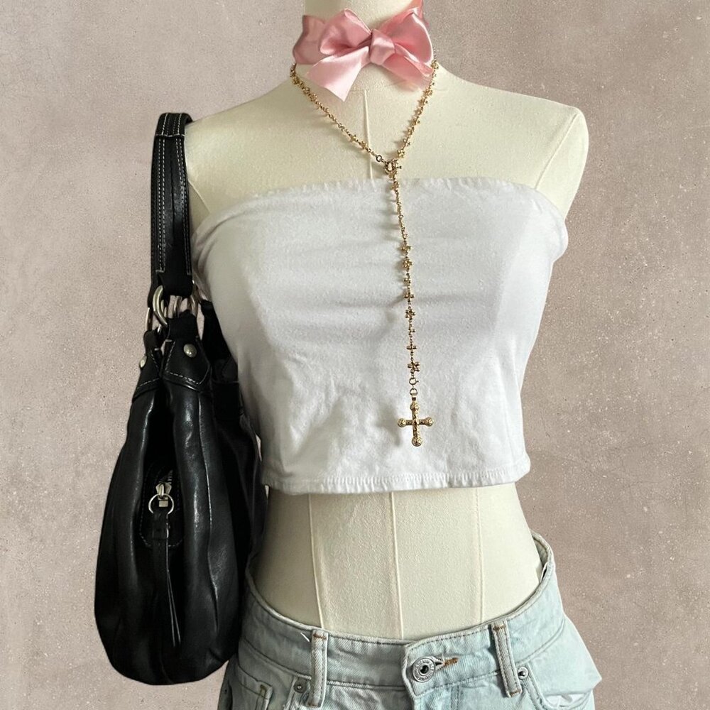 White Tube Top Perfect For - Picture 2 of 6